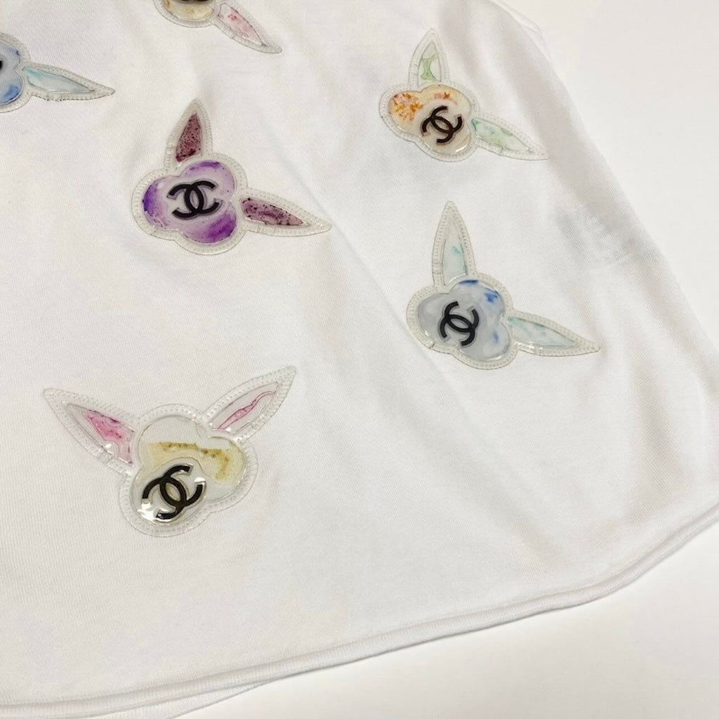 Chanel CC Logo Cotton Tank — view 5