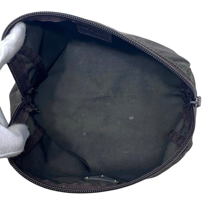 Prada Pouch Dark Brown Burnt Tessuto Case Nylon 31 Zipper — view 4