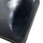 Prada Tote Black Perforated Logo Leather Handbag — view 8