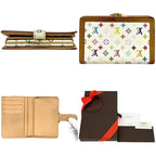 Louis Vuitton Bifold Wallet Porte Monnaie Billets Viennois Gamaguchi White Blanc — view 2