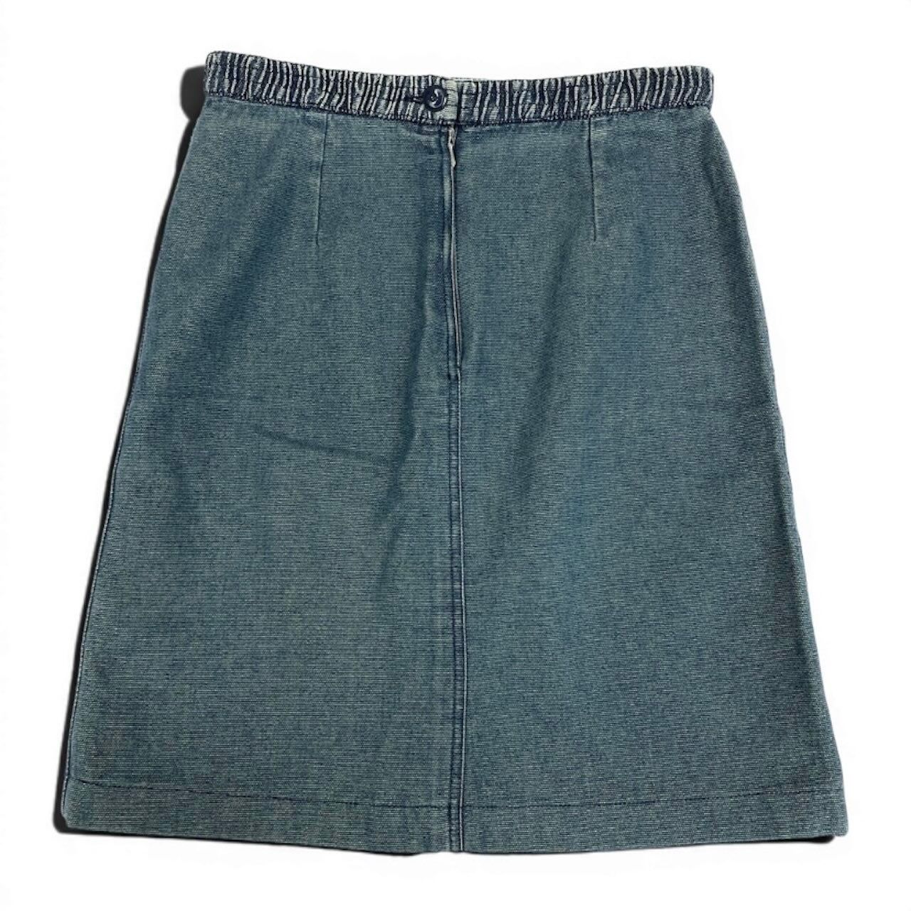 Chanel Denim Skirt Indigo Cotton — view 3