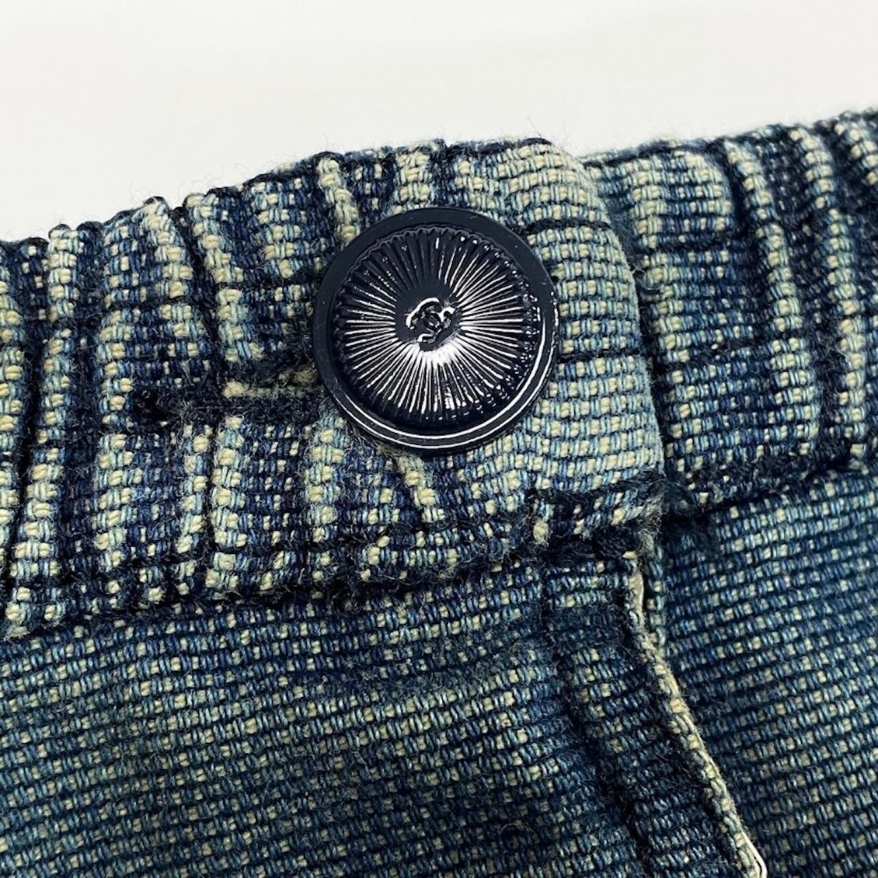 Chanel Denim Skirt Indigo Cotton — view 8