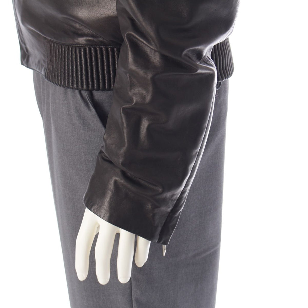 Dior Homme Ash Era Lambskin Chris Van Ash Zip Up Jacket Rider's Black 46 — view 7