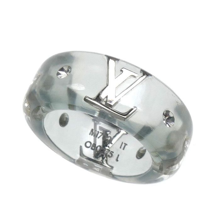 Louis Vuitton Resin Strass Spark Sling Ring