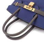Hermes Birkin 30 Togo Personal Blue Electric Etain Hand Bag Matte — view 5