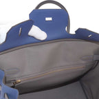 Hermes Birkin 30 Togo Personal Blue Electric Etain Hand Bag Matte — view 8
