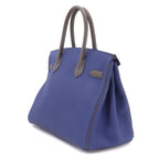 Hermes Birkin 30 Togo Personal Blue Electric Etain Hand Bag Matte — view 3