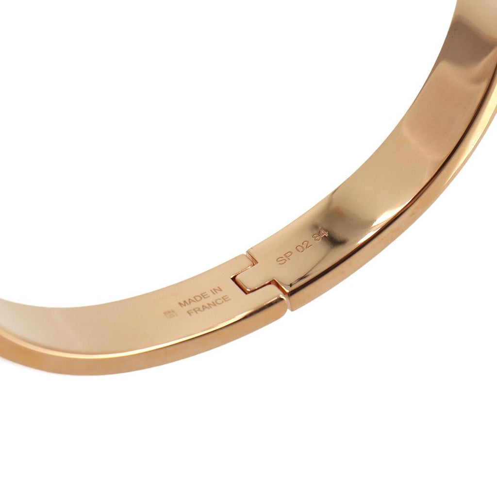 Hermes Mini Clic Kelly PM Bangle White Rose Gold Kingdom of Elios Bracelet — view 5