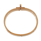 Hermes Mini Clic Kelly PM Bangle White Rose Gold Kingdom of Elios Bracelet — view 3