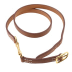 Hermes Triple Tour Bracelet Leather Brown T1 Gold — view 4