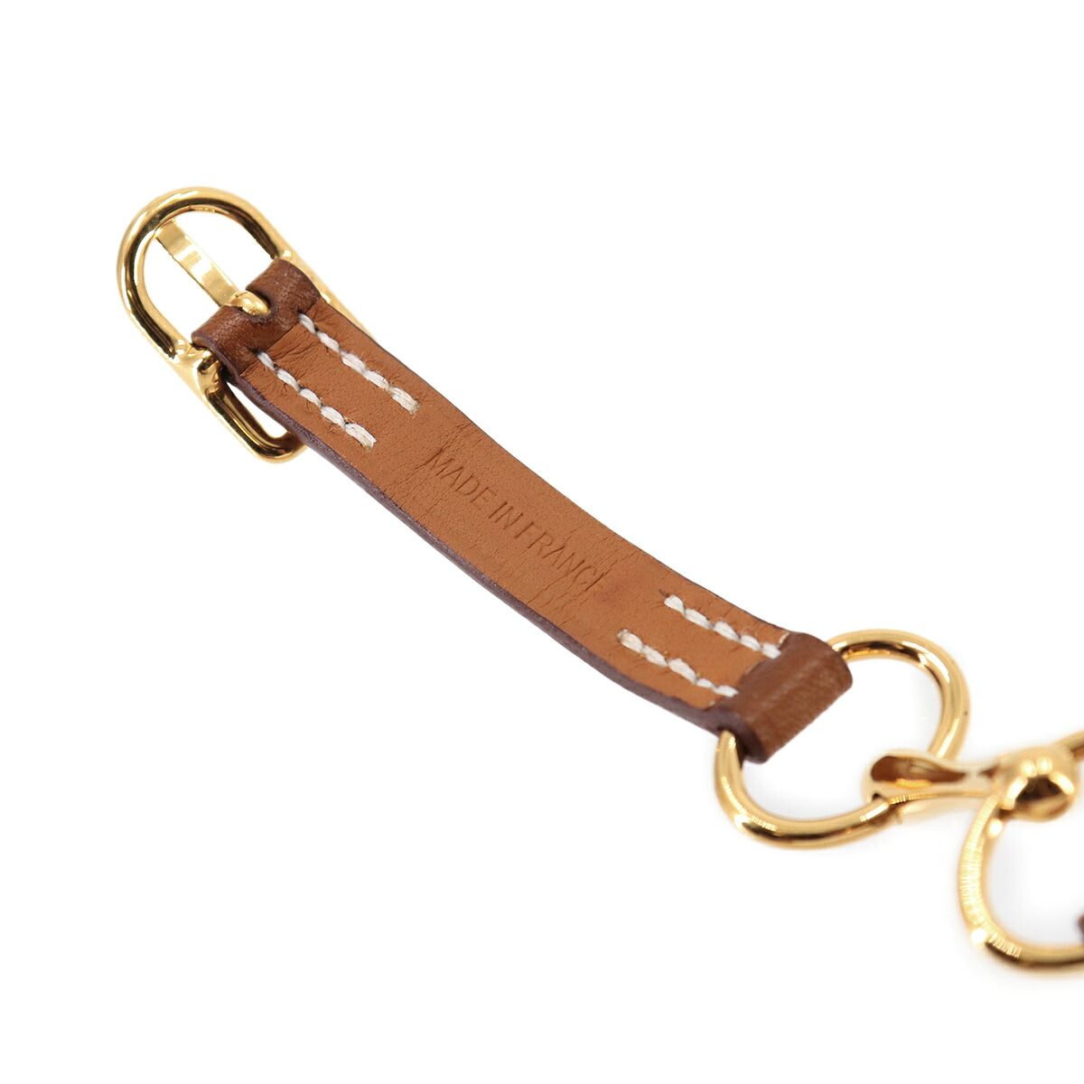 Hermes Triple Tour Bracelet Leather Brown T1 Gold — view 5