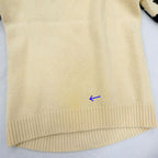 Fendi Big Logo Crew Neck Sweater Ivory Black 48 Wool Knit — view 4