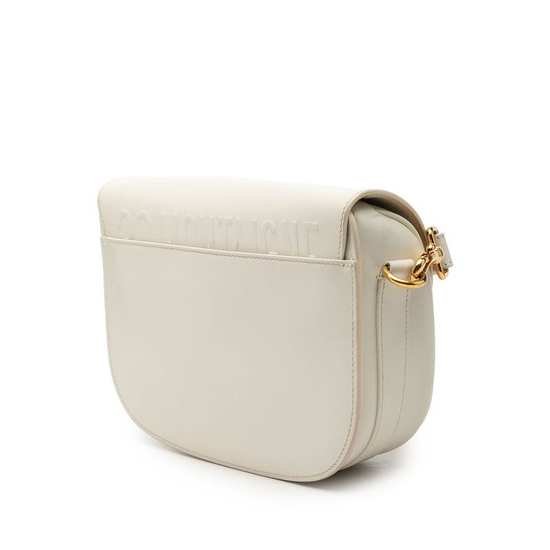 Dior Bobbi Crossbody Shoulder Bag White Leather — view 2