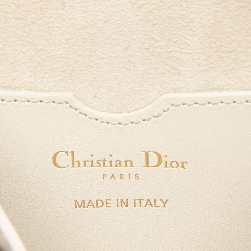 Dior Bobbi Crossbody Shoulder Bag White Leather — view 8