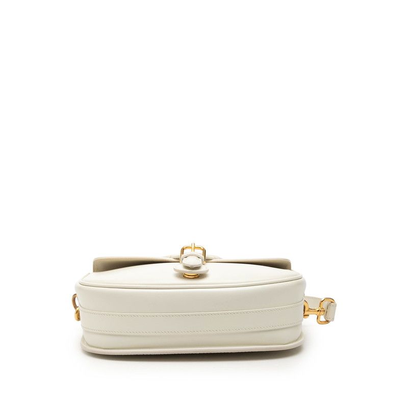 Dior Bobbi Crossbody Shoulder Bag White Leather — view 3