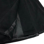 Max Mara Soutien Collar Coat Extra Long Length 42 Black