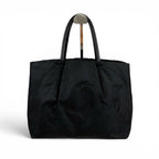 Prada Big Ribbon Tote Mini Big Mini Black Nero Tessuto Nylon Gold Ceremonies — view 2
