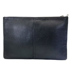 Prada Clutch Document Case Logo Ship Leather Black Business — view 2