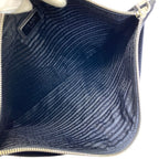 Prada Clutch Document Case Logo Ship Leather Black Business — view 7