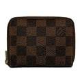 Louis Vuitton Coin Case Damier Zippy Purse Ebene