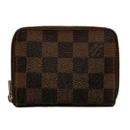 Louis Vuitton Coin Case Damier Zippy Purse Ebene