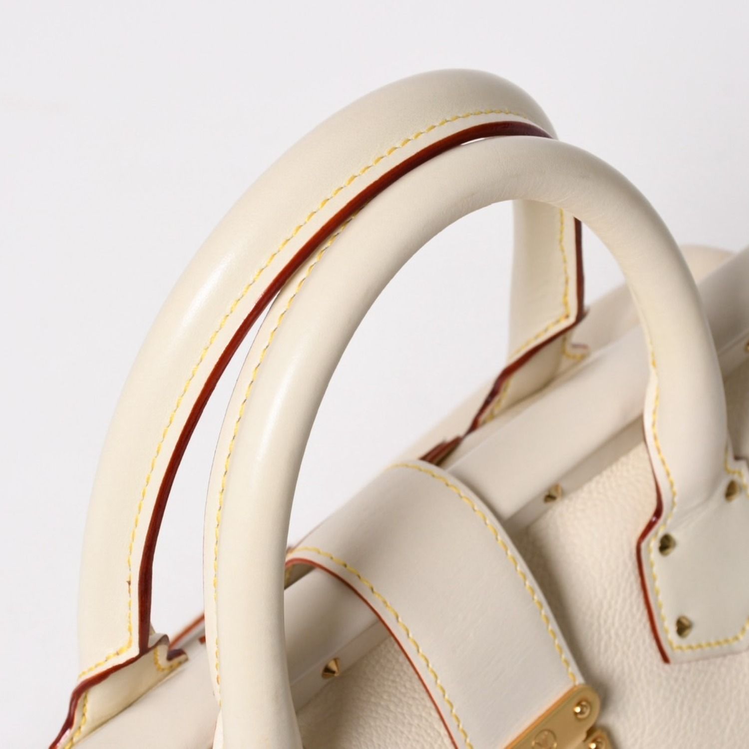 Louis Vuitton L'Ingenieux PM Handbag Blanc Suhali Gold — view 8