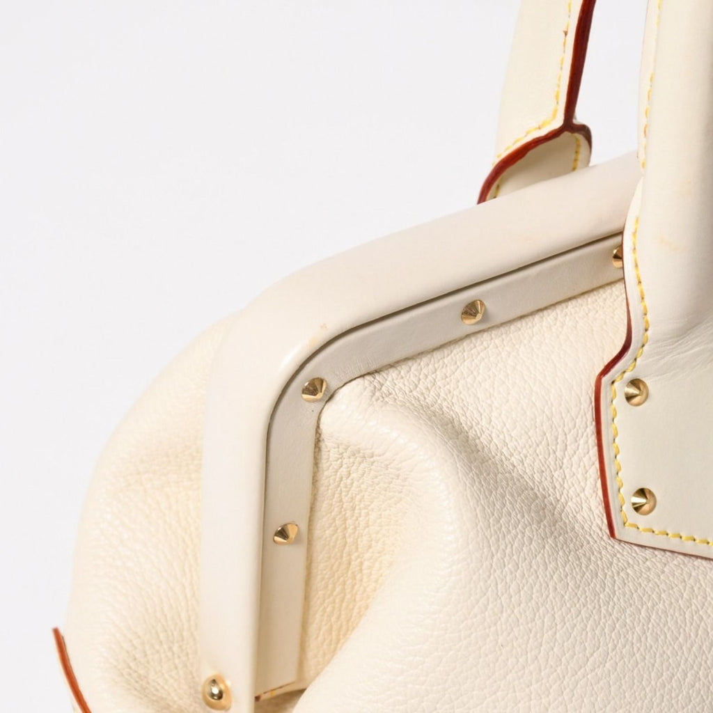 Louis Vuitton L'Ingenieux PM Handbag Blanc Suhali Gold — view 6