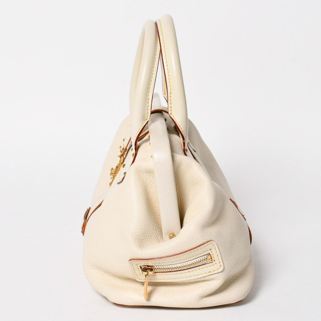 Louis Vuitton L'Ingenieux PM Handbag Blanc Suhali Gold — view 4
