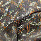 Goyard Tote Saint Louis PM Canvas Din Chevroche Black Reversible Herringbone — view 4
