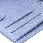 Louis Vuitton Bifold Wallet Portefeuille Lisa Monogram Empreinte Blue Floss — view 8