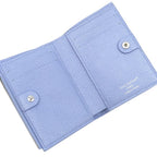 Louis Vuitton Bifold Wallet Portefeuille Lisa Monogram Empreinte Blue Floss — view 7