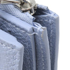 Louis Vuitton Bifold Wallet Portefeuille Lisa Monogram Empreinte Blue Floss — view 5