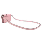 Fendi Shoulder Bag Micro Flat Leather Pink Silver Compact Wallet Mini — view 2