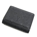 Louis Vuitton Portefeuille Clair Bifold Wallet Monogram Empreinte Noir