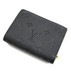 Louis Vuitton Portefeuille Clair Bifold Wallet Monogram Empreinte Noir — view 2