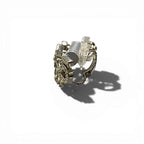 Chanel No. 5 CC Logo Rhinestone Metal Earrings — view 5
