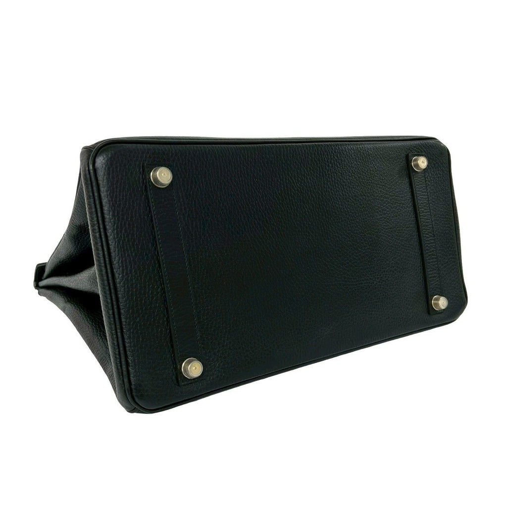 Hermes Box Birkin 35 Ardennes Handbag Mini Tote Black — view 7