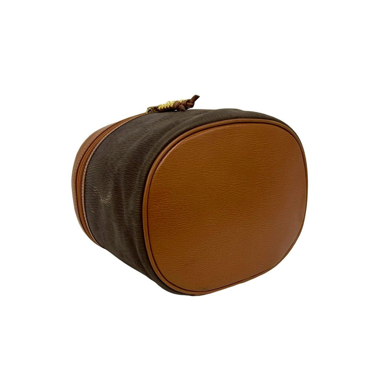 Loewe Velazquez Vintage Twist Handle Leather 2-Way Shoulder Bag Vanity Brown — view 7