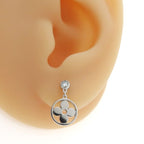 Louis Vuitton 18k White Gold Single Earring — view 8