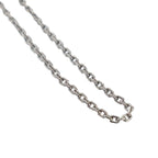 Hermes Chaine D'ancre Maillon PM Necklace Silver Black — view 4