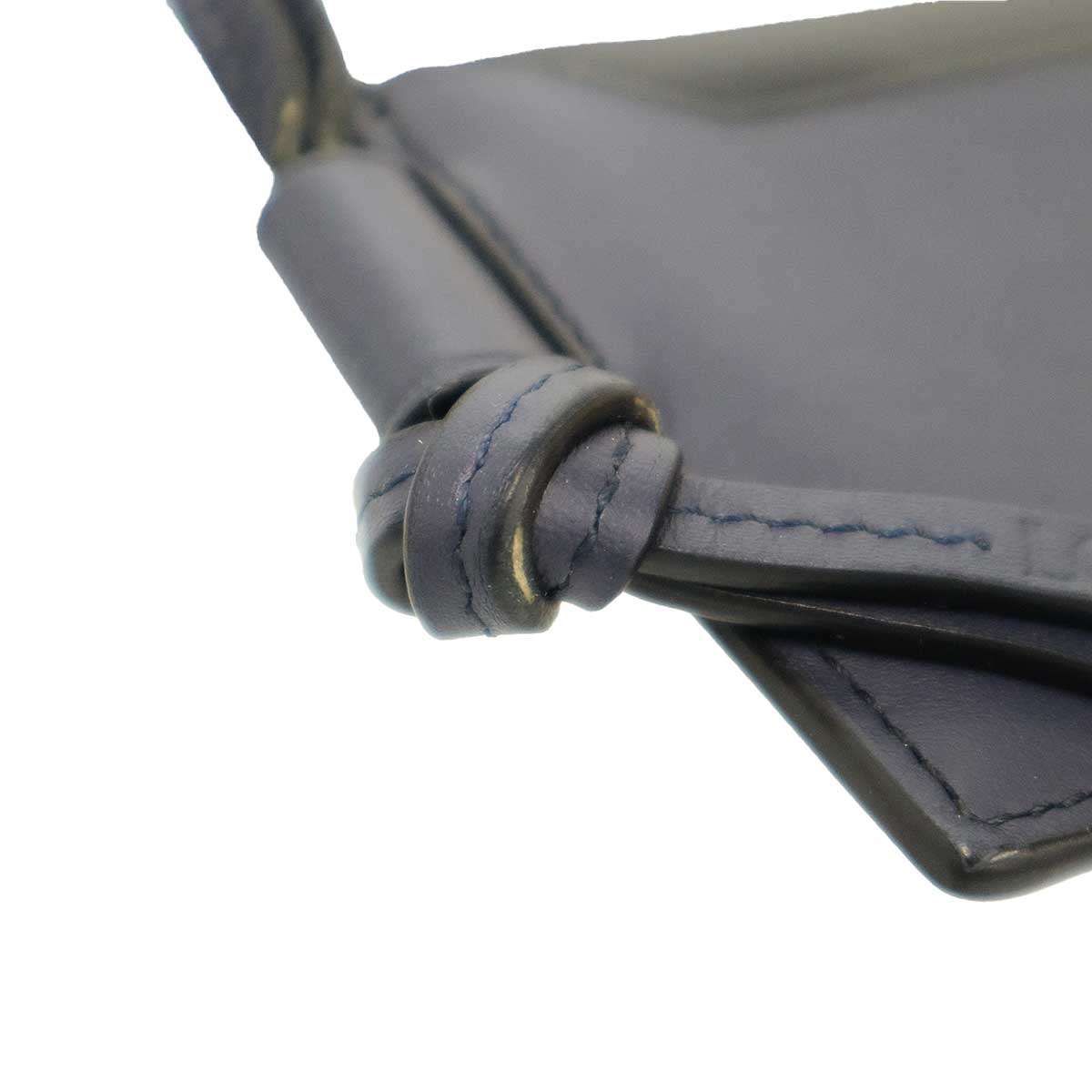 Loewe Strap Leather Card Case Navy — view 6