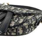 Dior Saddle Bag Handbag Navy — view 8