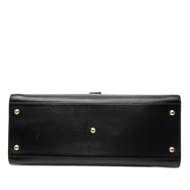Gucci Handbag Black Leather with Logo Pouch — view 3