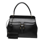 Gucci Handbag Black Leather with Logo Pouch — view 7