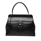 Gucci Handbag Black Leather with Logo Pouch