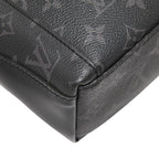 Louis Vuitton Monogram Eclipse Messenger Explorer PM Shoulder Bag Black Leather — view 8