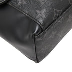 Louis Vuitton Monogram Eclipse Messenger Explorer PM Shoulder Bag Black Leather — view 6