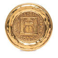 Chanel 31 Rue Cambon Vintage Round Brooch Gold Plated