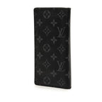 Louis Vuitton Monogram Eclipse Portefeuille Brazza Wallet Black Leather — view 2