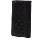 Chanel Cambon Line CC Logo Wallet Black Leather — view 2
